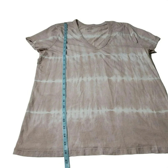 Universal Thread Short Sleeve Shirt V-Neck Tee Tie-Dye Top Size L Women's - Picture 4 of 5